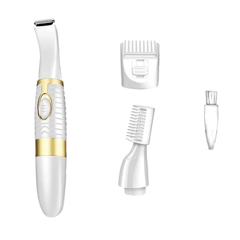 

Kemei KM-5002 2 in 1 Baby Electric Hair Clipper Cut Eyebrows Pet Shaver Trim Toe Hair Bikini Part Shaver (Without Battery)