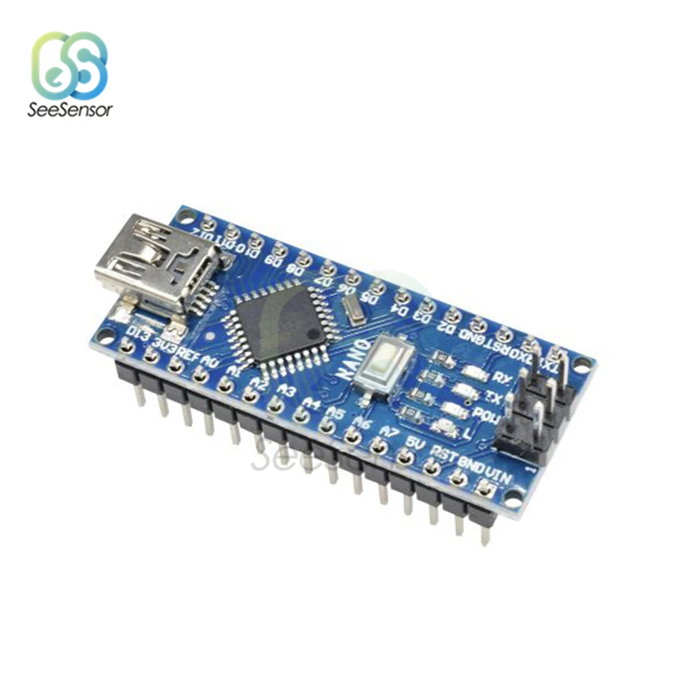 Nano Mini USB с Загрузчиком совместимый Nano 3,0 контроллер Arduino CH340 USB драйвер 16 МГц Nano V3.0 ATMEGA328P