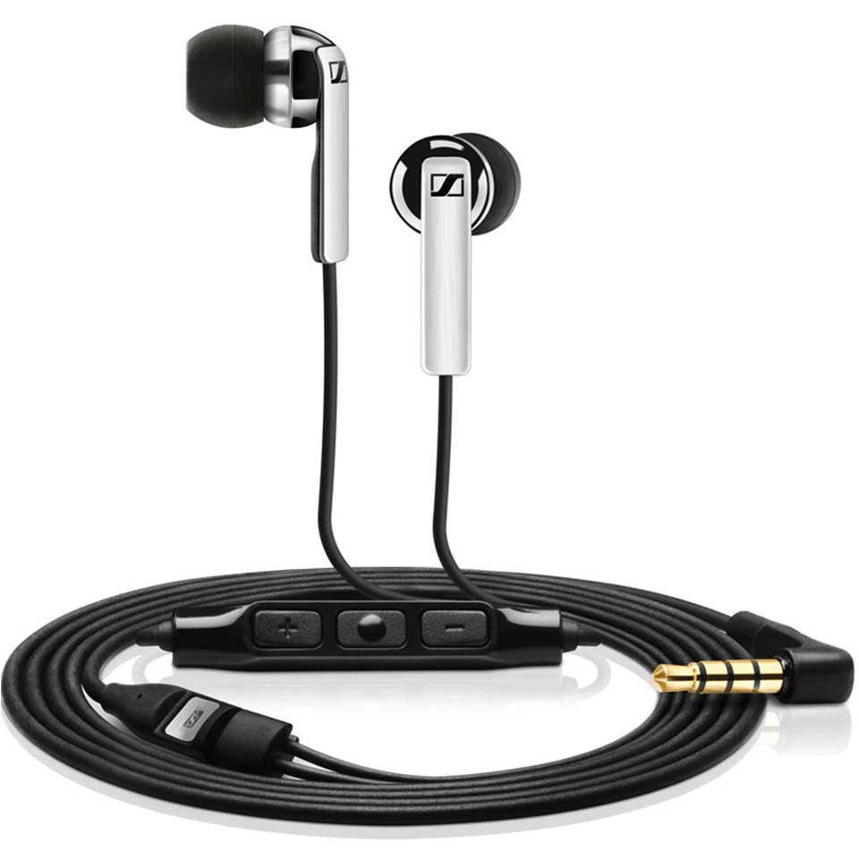 Sennheiser CX 2.00G 3.5mm Wired Earphones Stereo Headset Line Control Deep Bass Sport Earphones with Mic for Android Device