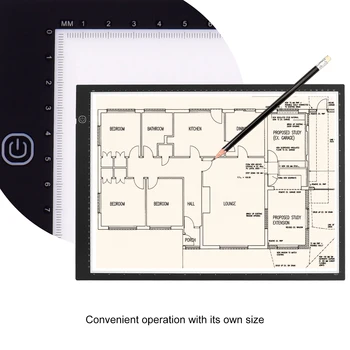 

A3 LED Light Box Pad Tracer Graphic Tablet Tracing Drawing Board Copyboard Stepless Dimming for Sketching Calligraphy