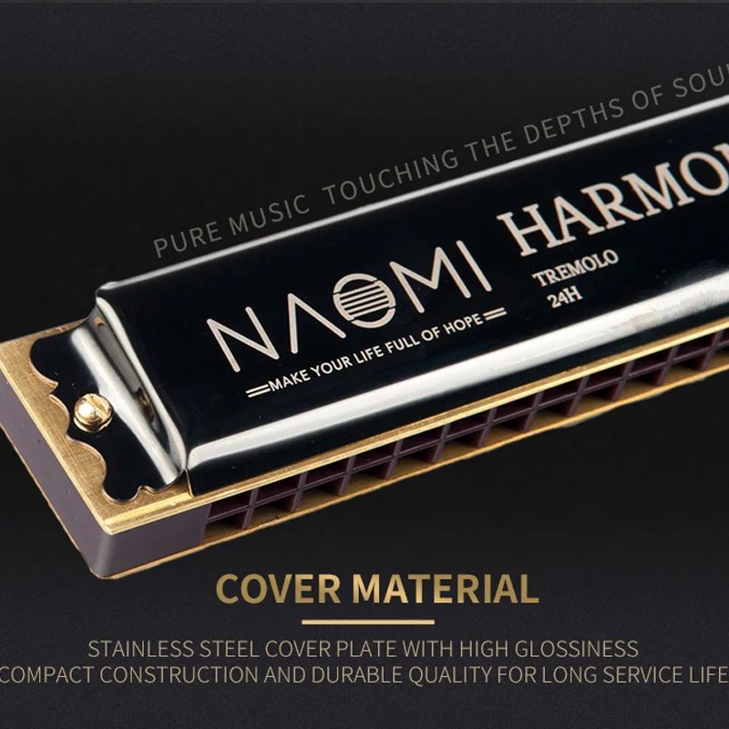 Naomi Harmonica C Key 24 дырочная гармоника для начинающих гармоника музыкальный инструмент