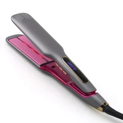 Infrared Hair Straightener Tourmaline Ceramic Professional Curling Iron Flat Iron with LCD Display Salon Styling Tools