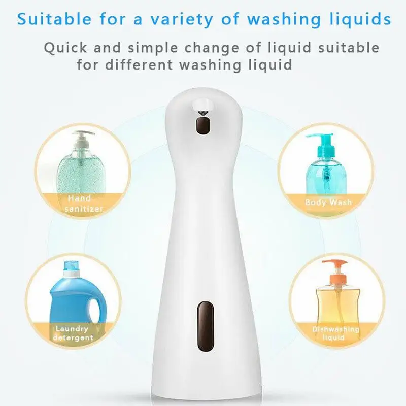 200ml Automatic Soap Dispenser Induction Hand Sanitizer Sprayer Machine Usb Charging Induction Soap Dispenser 200ml Automatic Soap Dispenser Induction Hand Sanitizer Sprayer Machine Usb Charging Induction Soap Dispenser