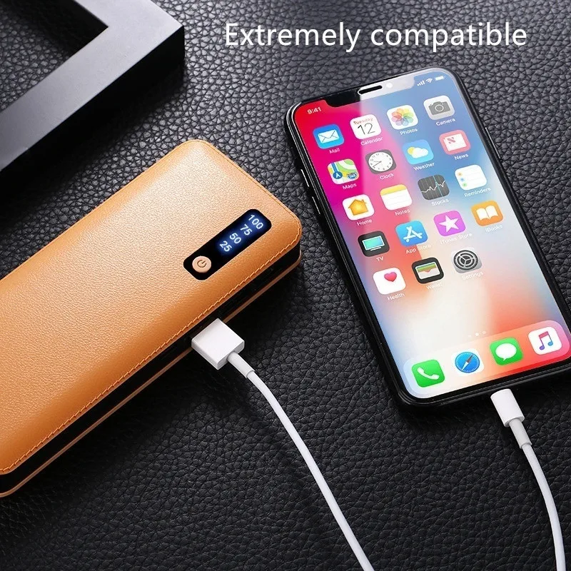 Power Bank 30000mAh Powerbank External Battery Portable Fast Charger for All Smartphone with Charger Bank Triple USB Waterproof
