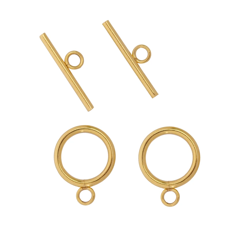 4sets Edelstahl OT Toggle-haken Toggle-haken Schnalle Anschlüsse Für DIY Armband Halskette Schmuck Finden Liefert
