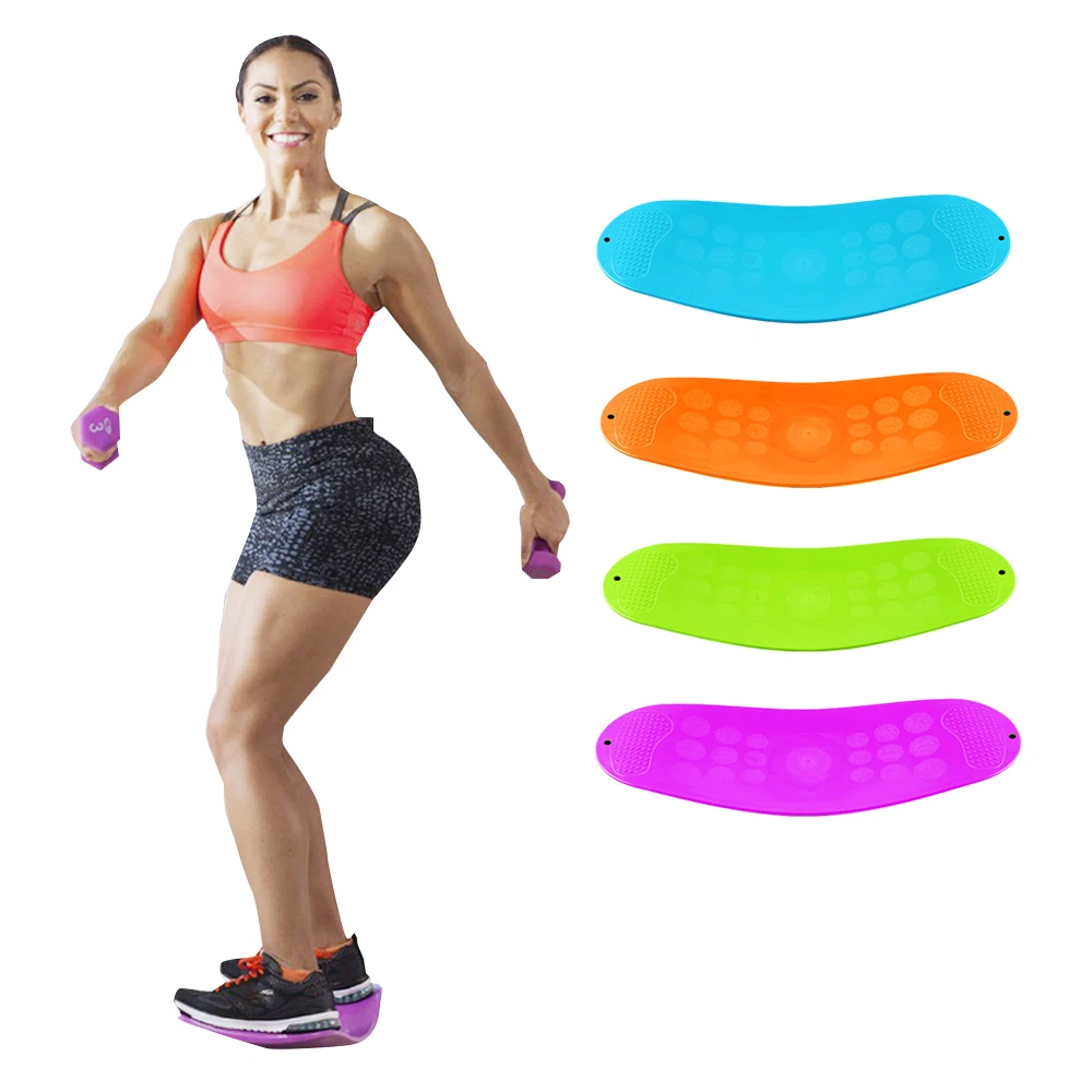 Abs Yoga Twister Balance Board Fitness Vita Wrigling Plate Dance Wobble Borad Disk Pad Palestra Home Training Piastra Per Esercizi