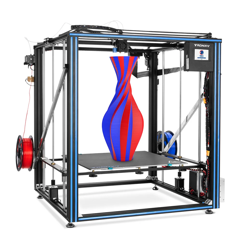 Новейший Модернизированный 3D принтер TRONXY X5SA 500 2E TMC2209 ультра тихий драйвер