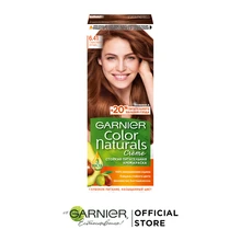 Garnier Стойкая питательная крем-краска для волос "Color Naturals" с 3 маслами, оттенок 6.41, Страстный янтарь, 110 мл