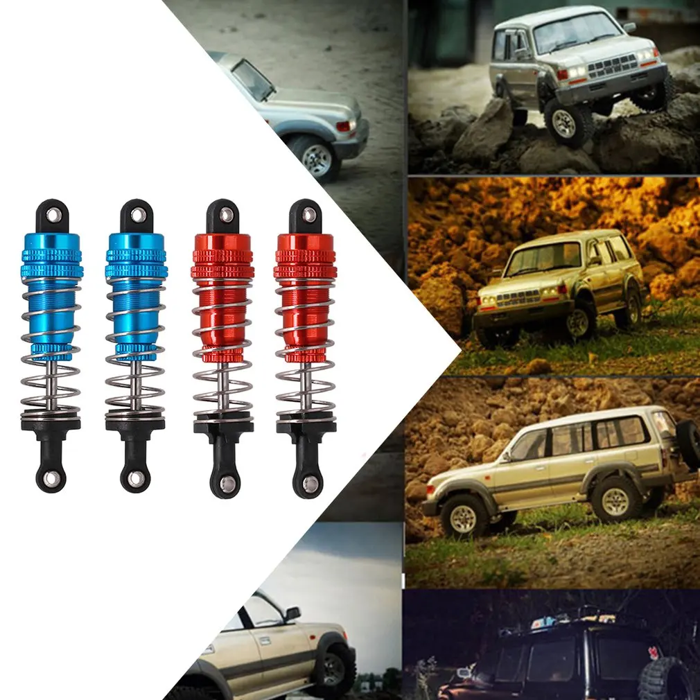 

1 Pair Front And Rear Metal Shock Absorber For Rc Remote Control Car 1 / 14 For Wltoys 144001 1316 Accessories 80Mm