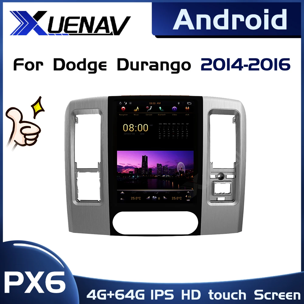 

PX6 system Car GPS Unit Auto Audio Radio For Dodge RAM 2008 2009 2010 2011 2012 Android Vertical Screen 2 din Multimedia Player