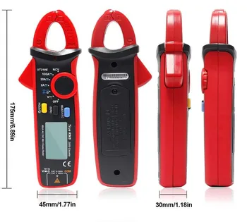 

UNI-T UT210D Digital Clamp Meters AC/DC Current Voltage True RMS Auto Range VFC Capacitance Temperature Non Contact Multimeter