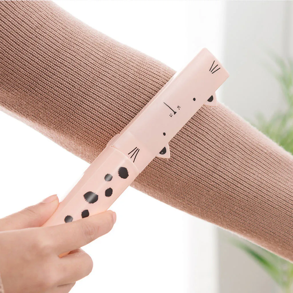 New Cleaning Brushes Reusable Clothes Lint Cleaner Hair Remover Pet Sticky Roller Brush Cat Shape Sticking F117 | Дом и сад