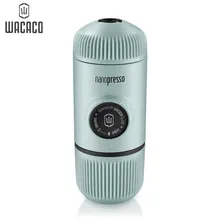 Ручная кофемашина WACACO Nanopresso Arctic Blue с кейсом 18 бар
