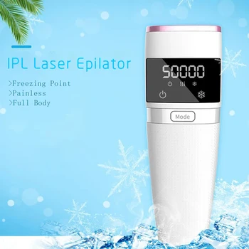 

IPL Laser Hair Removal Machine Full Body Painless Freezing Point Epilator 500000 Flashes Professional Permanent Women Epilator