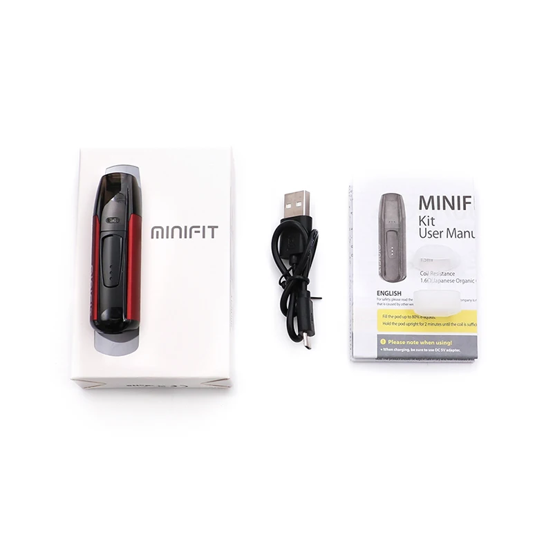 Стартовый набор Justfog minifit 370 мАч мини стартовый для вейпа и новейший керамический