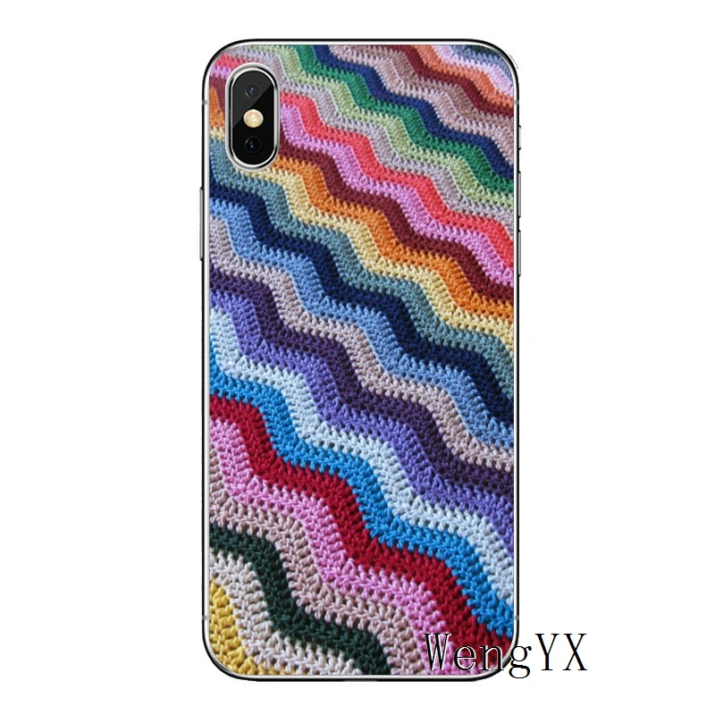 Роскошный трикотажный узор из пряжи для samsung galaxy A10 A30 A40 A50 A60 A70 xiaomi mi 9 redmi note 7 для huawei p30 lite pro Чехол - Цвет: knitting-yarn-A-02