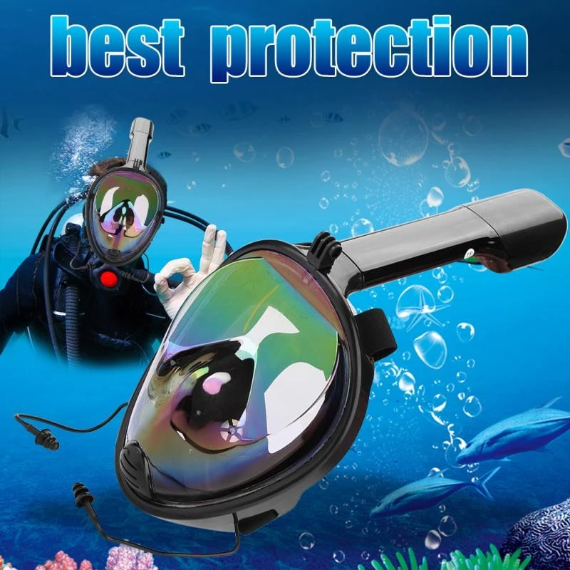 полнолицевая маска для дайвинга камеры GoPro|diving mask|mask underwaterfull face diving mask |