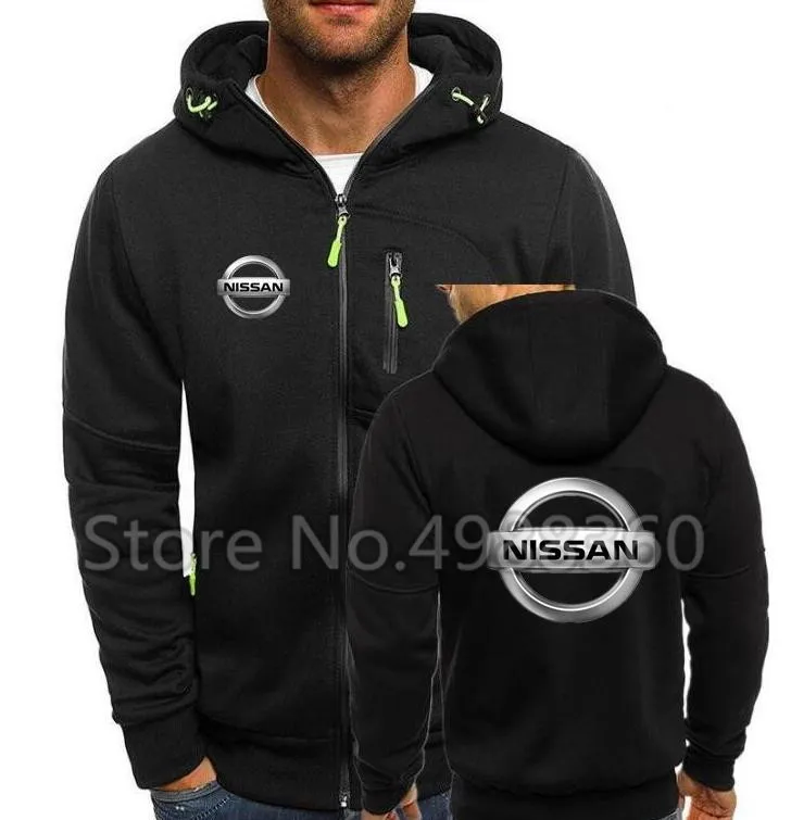 

2019 Nissan logo zipper Sweatshirt Men Zipper Hoodies Autumn PATROL Nissan offroad 4x4 Y60 1 Y61 Sweatshirts Cotton hoodie