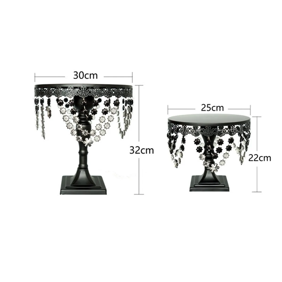 

Hot New Crystals Cake Stand Cupcake Dessert Holder Display Stand Cake Decorating Tools Birthday Party Wedding Fondant Cake Decor