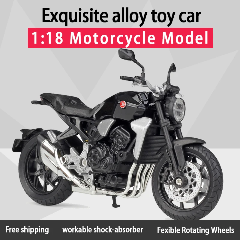 Model Toy-Collection Welly Motorcycles HONDA 1:18 CB1000R Alloy Children Gifts Street-Sport