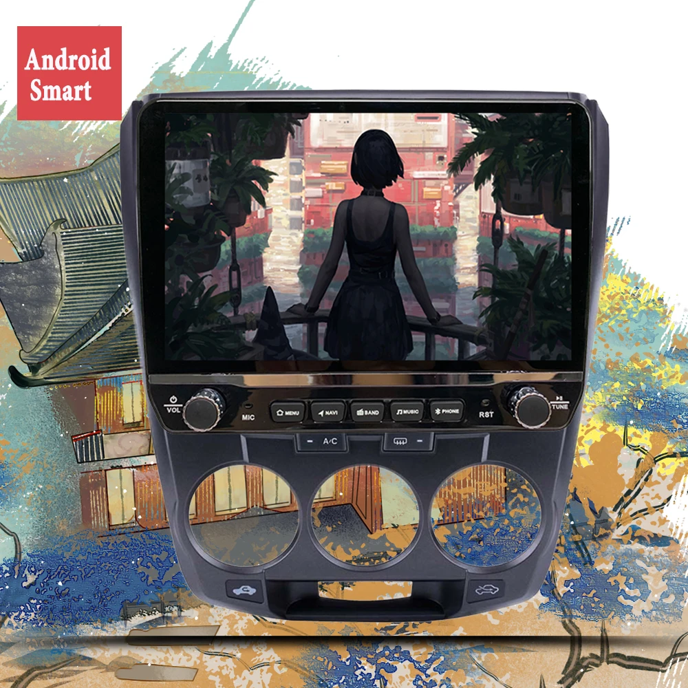 Автомагнитола Deckless 6 + 128G 2Din Android 10 0 1 дюйма GPS мультимедийный плеер головное