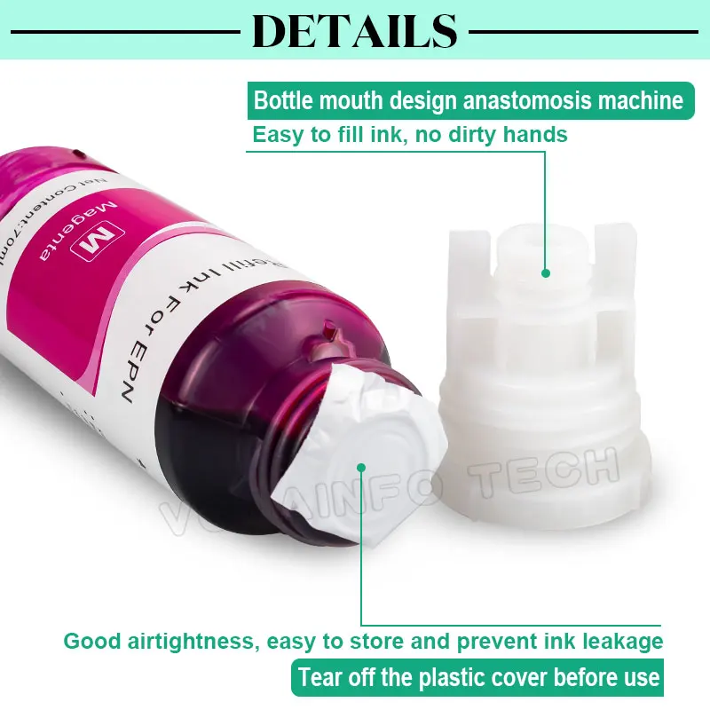 T544 544 Dye Ink 70ml Bottle Refill Kit Fit CISS For Epson EcoTank L3150 L3110 L3100 L3210 L3250 L1110 5190 Inkjet Printer dye ink kit,inkjet printer refill tool,ink refill kit,ink cartridge refill kit,dye ink refill,inkjet printer ink