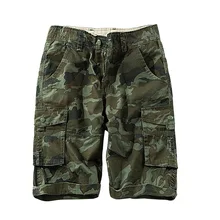 CYSINCOS Новые мужские Свободные повседневные шорты плюс размер модная повседневная одежда однотонные мужские военные камуфляжные летние мужские шорты