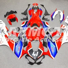 ABS мотоцикл обтекатели комплект Подходит для HONDA CBR1000RR 17 18 CBR1000 1000RR тела набор на заказ Синий Красный HRC