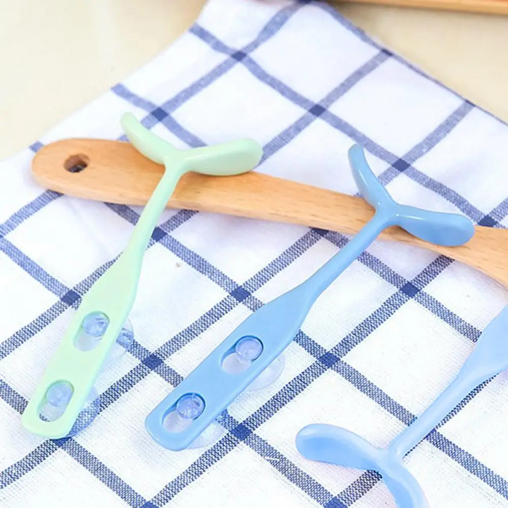 

Kitchen Soup Spoon Holder Suction Cup Shelf Sink Cutlery Support Chopstick Rack