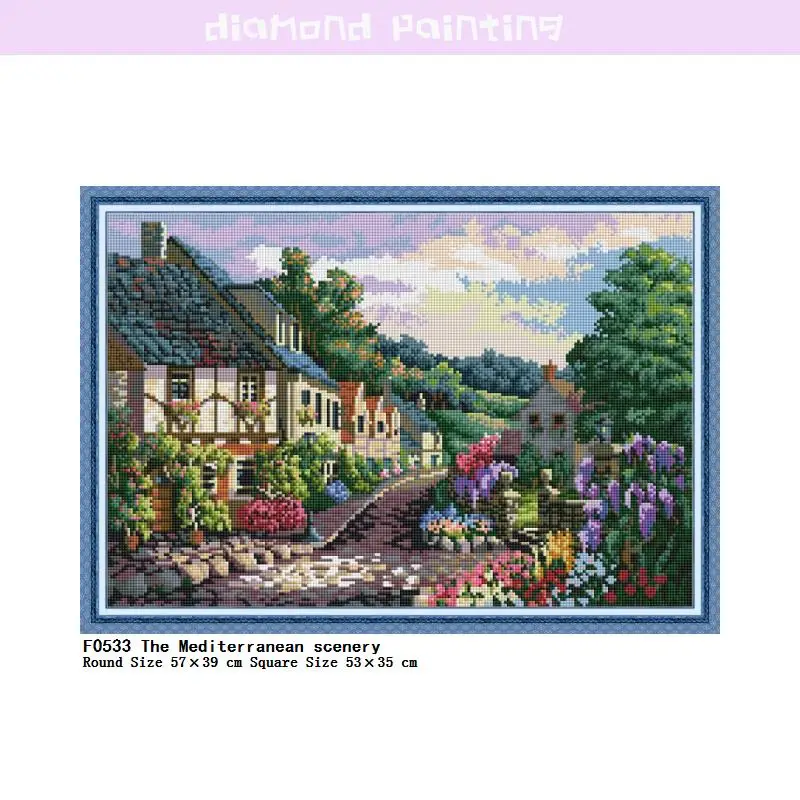 

Средиземноморский пейзаж 5D алмазные картины полный узор полный специальный формирователь акриловый домашний декор квадратные круглые сверла инструменты