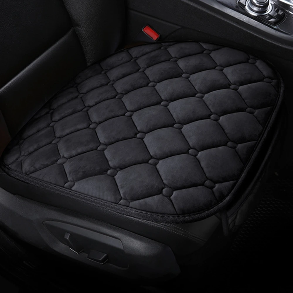 

1PC Plush car seat cover universal cushion winter front rear seat cushion comfortable breathable protection pad car accessories