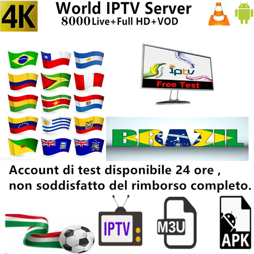 

IPTV 7000+ Live Channels And Vod 4k HD Best EUROPE XXX IPTV Arabic Sweden UK USA America IPTV For M3U Android Apk