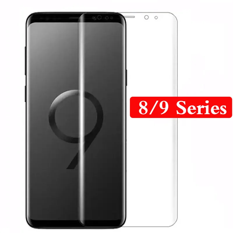 Оригинальное закаленное стекло чехол для телефона samsung s8 s9 plus note s 8 9 защитное