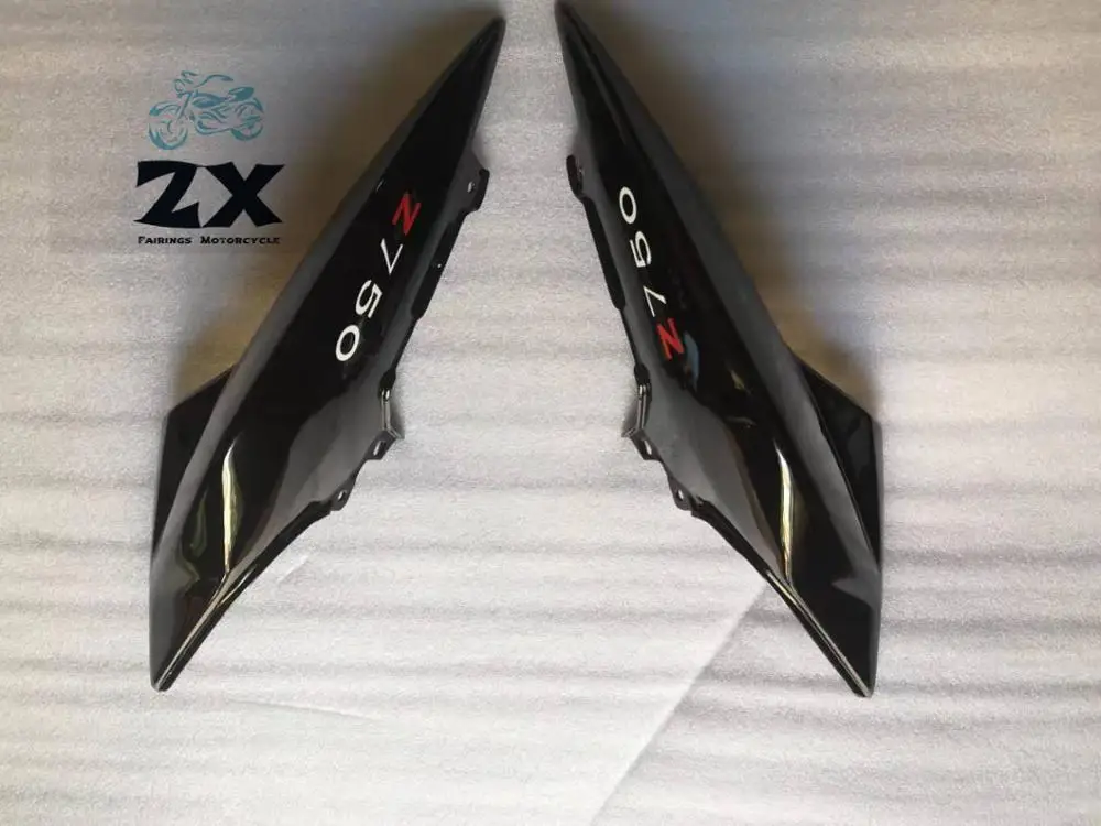 Обтекатель Мотоцикл Обтекатели для kawasaki z750 2007-2010 2011 2012 пластик обтекатель хвост левый правый хвост вверх хороший УФ fairng - Цвет: a pair