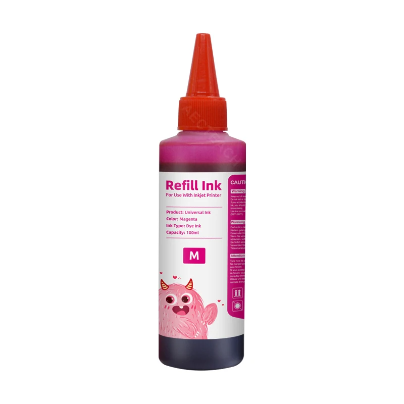 Dye Ink Kit Ink Refill Kit Ink Cartridge Refill Kit 100ml Refill for Epson Canon HP Brother All Model Printer