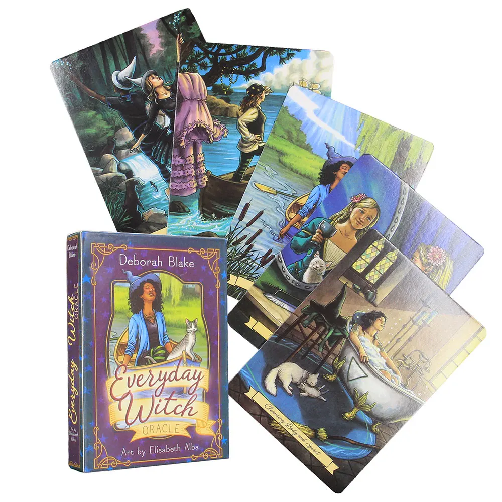 Oracle Tarot Cards of Everyday Witches Board Games for Adults and Children Family Playing Card Witchcraft Supplies | Спорт и