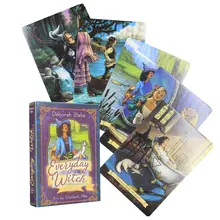 Oracle tarot cartas de bruxas todos os dias jogos de tabuleiro para adultos e crianças família jogando cartão de bruxaria suprimentos