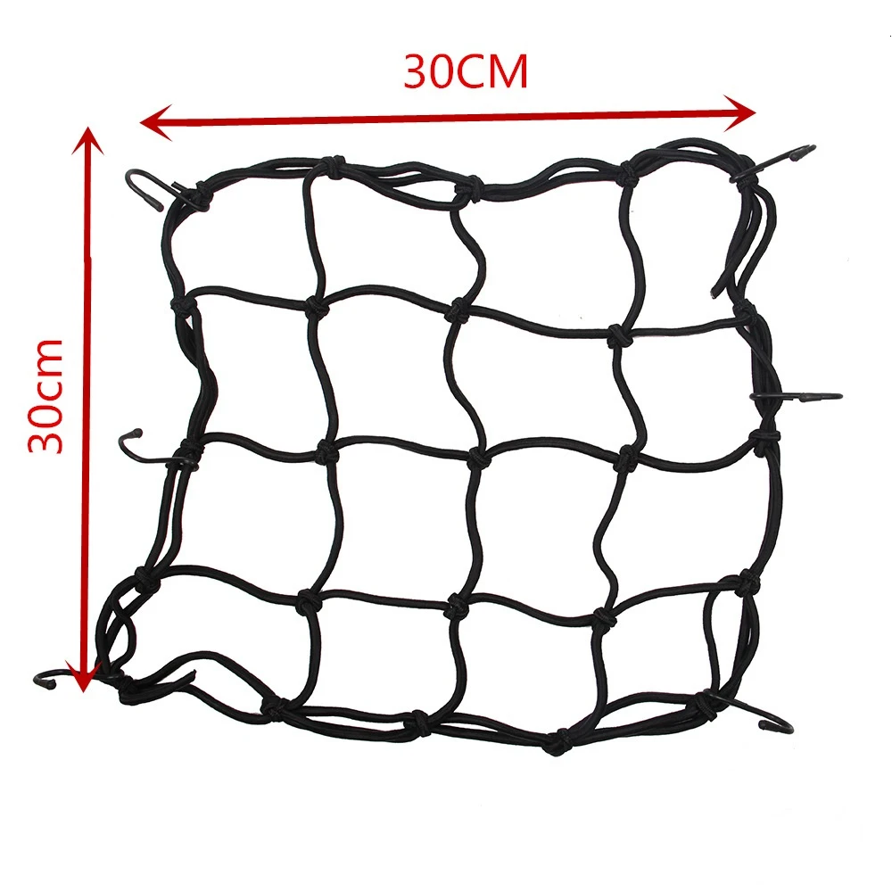 5 цветов 6 крючков мотоциклетные удерживающие топливный бак сетка багажная сетка шлем сетка грузовая сетка банджи сетка аксессуары для мотоциклов