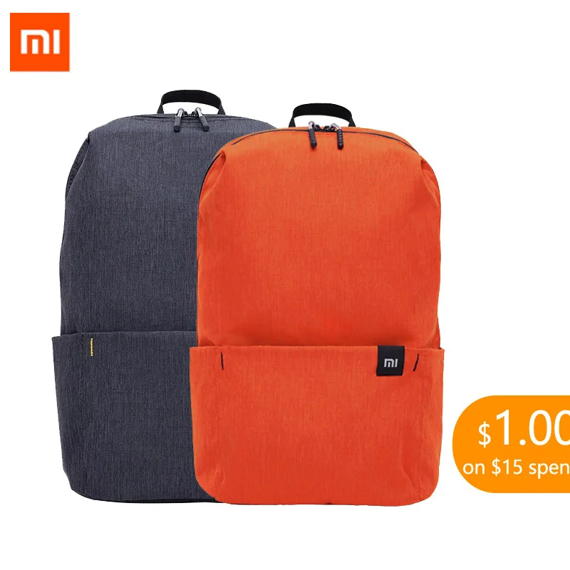 (Случайный Цвет) рюкзак Xiaomi 10L водонепроницаемая цветная сумка для спорта и