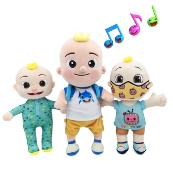 BIG JJ Music Plush Doll Cocomelon Pillow Soft Toys for Baby Plush JJ Doll Educational Stuffed Sing Toys Cute Kids Gift 1