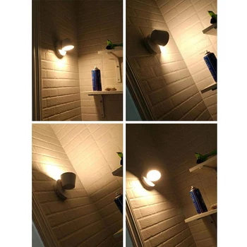 

Indoor LED 3W Warm White Aluminum Small Spotlight Adjustable Angle Suitable for Bedroom Bedside Study Reading Corridor