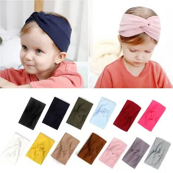 

Women Headband Cross Top Knot Elastic Hair Bands Girls Hairband Knotted Headwrap