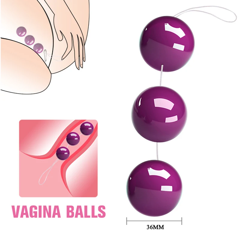 Smooth Kegel Ball Chinese Vagina Balls For Women Adult Sex Toy Vaginal Contracting Dumbbell Centrifugal Anal Beads Stimulator
