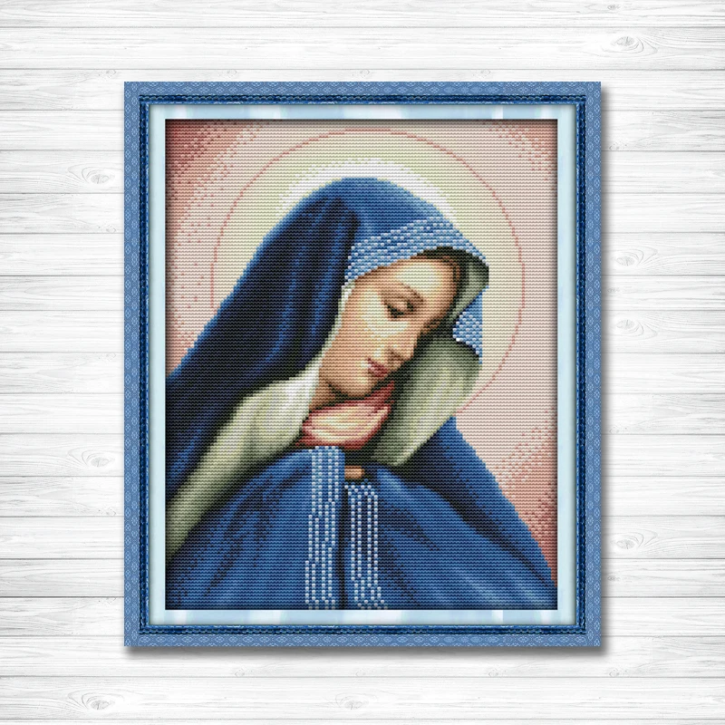 

Jesus mom Goddess Wall Decor Paintings Counted Printed on canvas DMC 14CT 11CT Cross Stitch Needlework Kits Embroidery Sets