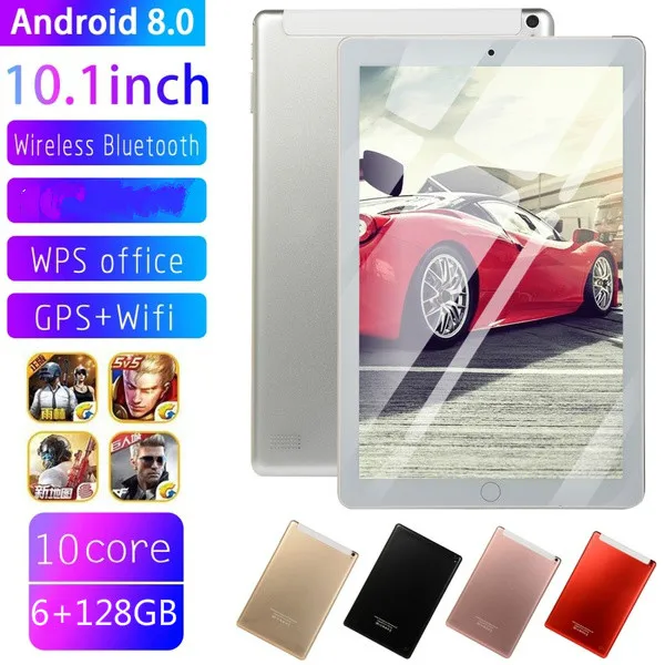 

New Original 10 inch Tablet Pc Octa Core 4G Phone Call Google Market GPS WiFi FM Bluetooth 10.1 Tablets 6G+12G Android 8.0 tab
