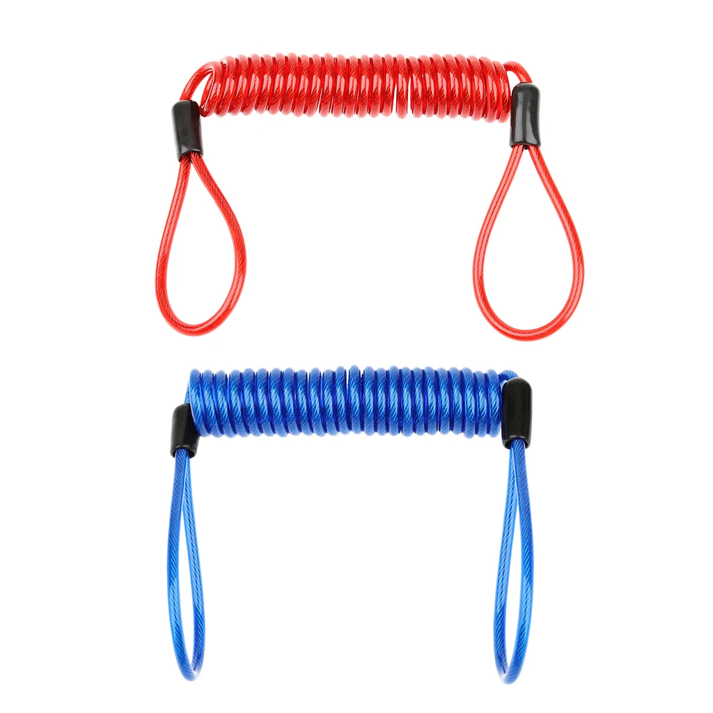 2Pcs Scuba Diving Boating Lanyard Diver Snorkeling Lanyard Spring Coil Ropes for Survival, Camping, Fishing