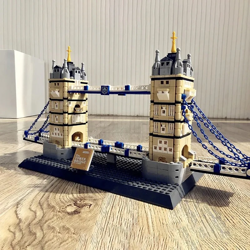 Тауэрский мост кирпичи City Great здания Serise строительные блоки игрушки для детей подарки модель 1054 шт.|Блочные