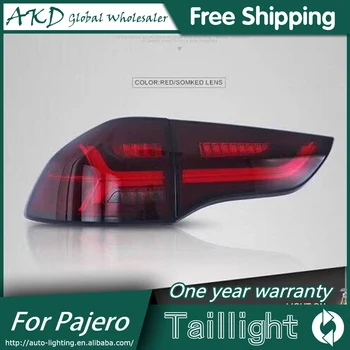 

AKD Car Styling Tail lamp for Mitsubishi Pajero Montero Sport 2011-2017 Full-LED Back Tail Light Assembly Plug and Play Tailligh
