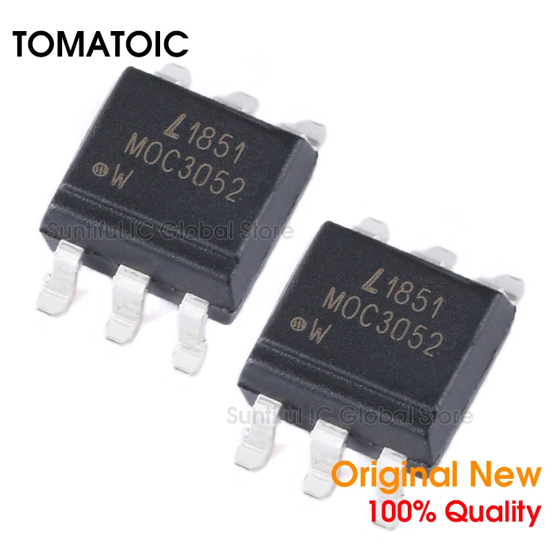 5 шт. MOC3052S-TA1 SOP6 MOC3052S MOC3052 SMD-6 оптопара Triac | Электроника