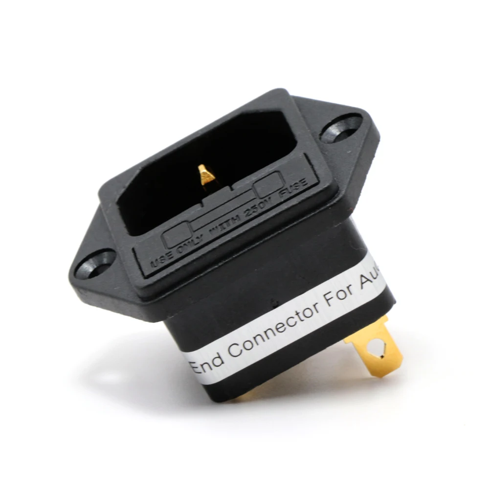 Моноаудио IF76G Плавленая IEC розетка/разъем позолоченная розетка питания|iec socket|iec